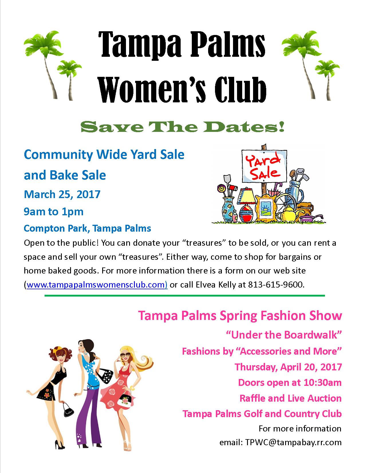 Tampa Palms Women S Club Fashion Show Under The Boardwalk