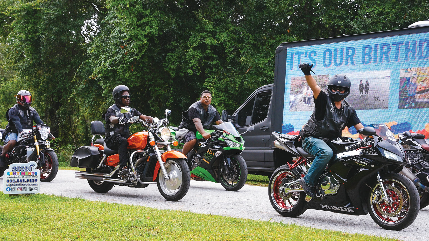 Rob Rousch Motorcycle HAPPY 7TH BIRTHDAY TO THE ROUSH TWINS! — Neighborhood News