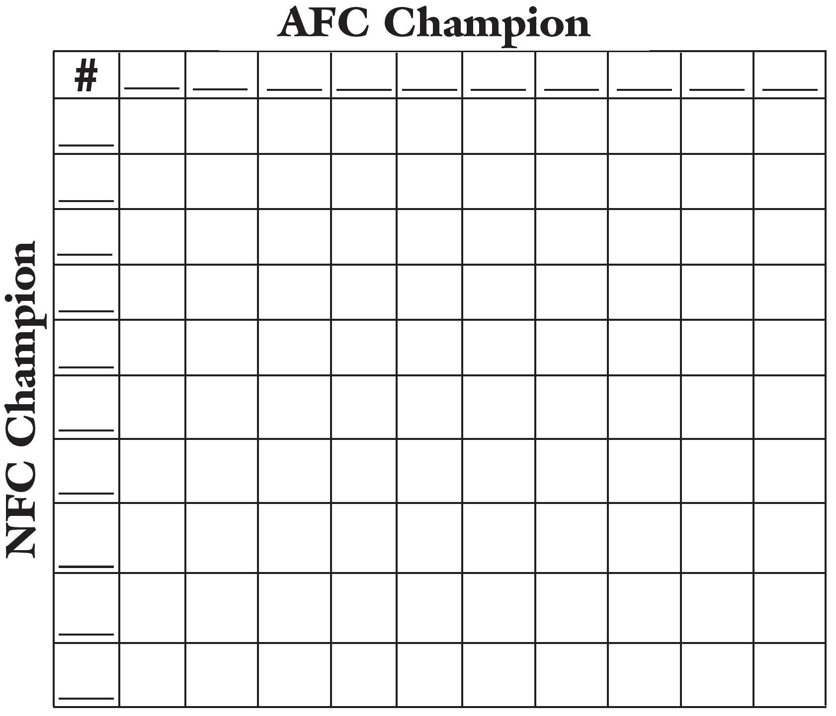 Here’s How You Can Win FREE Dining In Our ‘Big Game’ Squares Contest ...