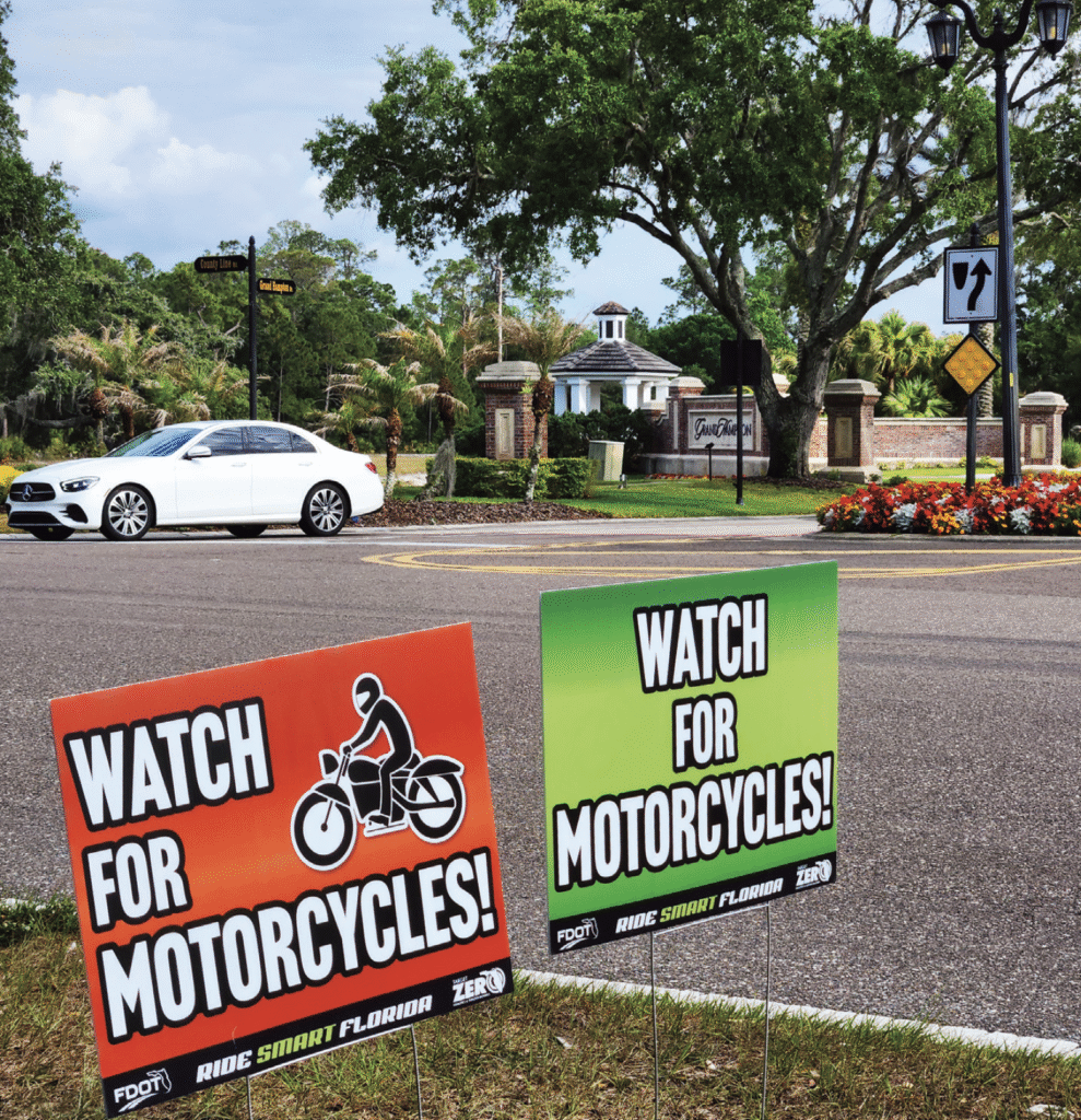 Statewide Sign Statewide Safety Effort Brings ‘Watch For Motorcycles’ Signs To Local ...